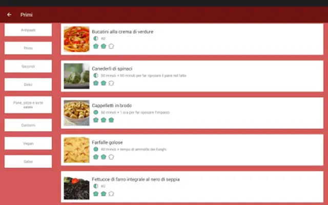 Ricette Parlanti android App screenshot 0